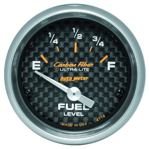 [ATM-4714] AutoMeter 2-1/16" FUEL LEVEL, 0-90 Ω, AIR-CORE, SSE, CARBON FIBER