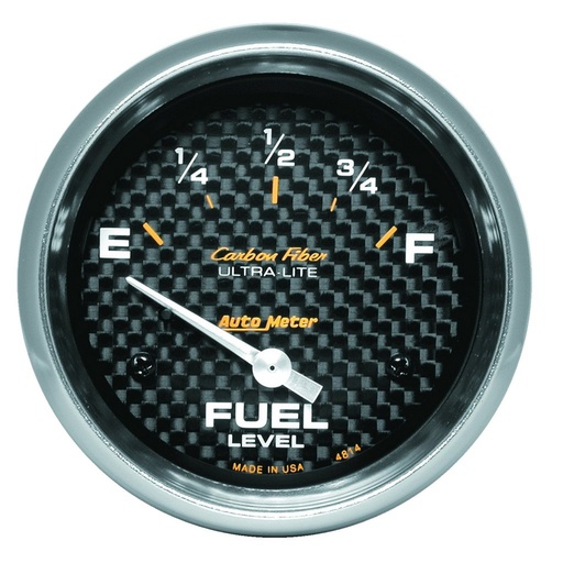 [ATM-4814] AutoMeter 2-5/8" FUEL LEVEL, 0-90 Ω, AIR-CORE, SSE, CARBON FIBER