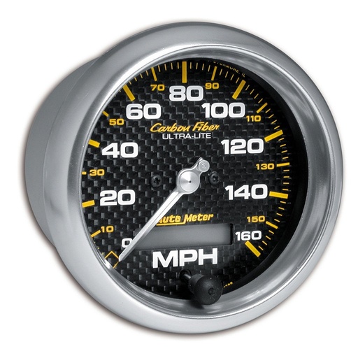 [ATM-4789] AutoMeter 3-3/8" SPEEDOMETER, 0-160 MPH, ELECTRIC, CARBON FIBER