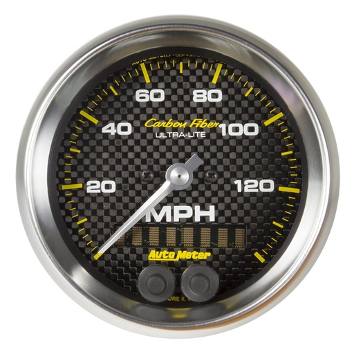 [ATM-4780] AutoMeter 3-3/8" GPS SPEEDOMETER, 0-140 MPH, CARBON FIBER
