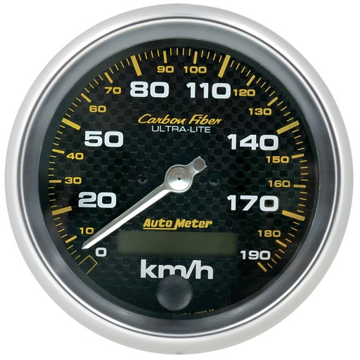 [ATM-4787-M] AutoMeter 3-3/8" SPEEDOMETER, 0-190 KM/H, ELECTRIC, CARBON FIBER