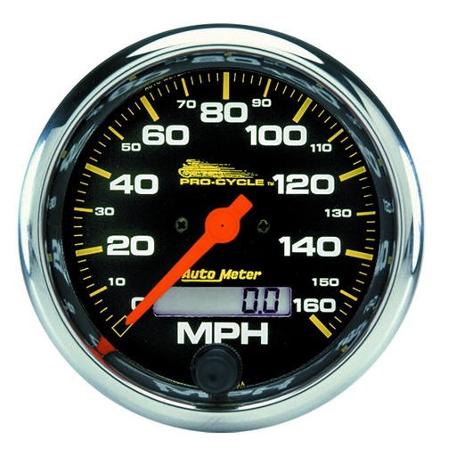 [ATM-19354] AutoMeter 3-3/4" SPEEDOMETER, 0-160 MPH, ELECTRIC, BLACK, PRO-CYCLE