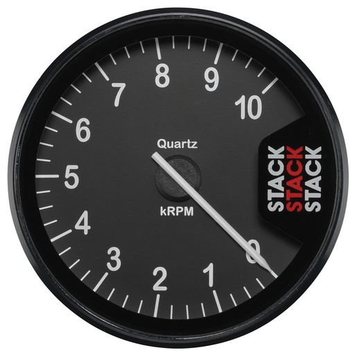 [ATM-ST200-010] AutoMeter TACHOMETER, CLUBMAN, 80MM, BLACK, 0-10K RPM