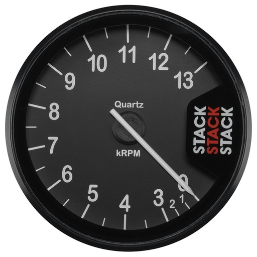 [ATM-ST200-0313] AutoMeter TACHOMETER, CLUBMAN, 80MM, BLACK, 0-3-13K RPM