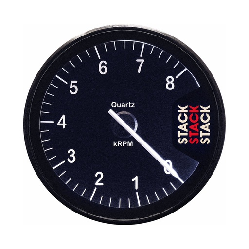 [ATM-ST200-08] AutoMeter TACHOMETER, CLUBMAN, 80MM, BLACK, 0-8K RPM