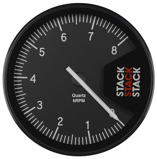 [ATM-ST430-08] AutoMeter TACHOMETER, PROFESSIONAL, ACTION REPLAY, 125MM, BLK, 0-8K RPM