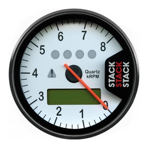 [ATM-ST700SR-B] AutoMeter DISPLAY TACHOMETER, WHITE, 0-8K RPM