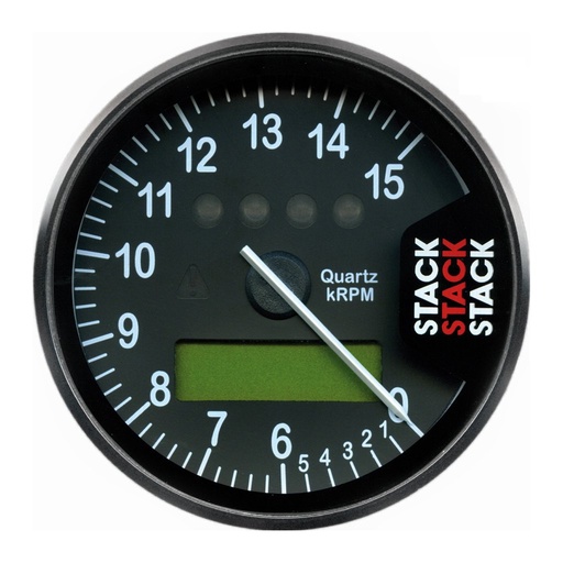 [ATM-ST700SR-S] AutoMeter DISPLAY TACHOMETER, BLACK, 0-6-15K RPM