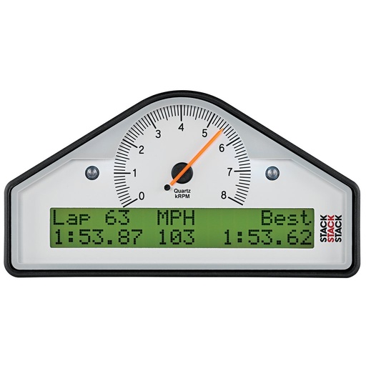 [ATM-ST8130-B-UK] AutoMeter STREET DASH, WHT, 0-8K RPM (PSI, DEG. C, MPH)