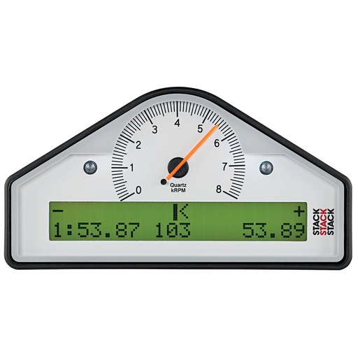 [ATM-ST8130-B-EC] AutoMeter STREET DASH, WHT, 0-8K RPM (BAR, DEG. C, KM/H)