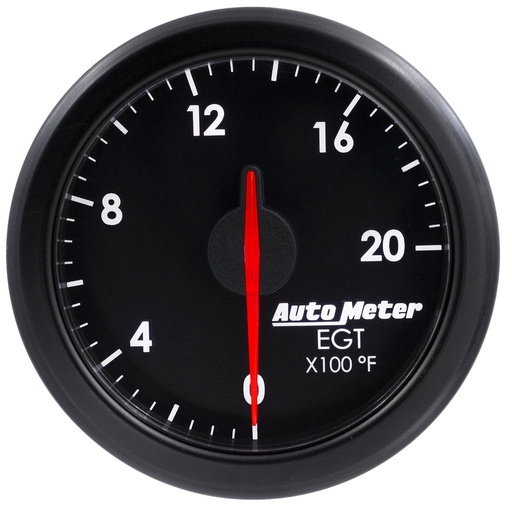 [ATM-9145-T] AutoMeter 2-1/16" E.G.T, 0-2000 °F, AIR-CORE, AIRDRIVE, BLACK