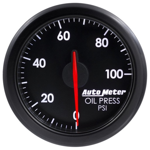 [ATM-9152-T] AutoMeter 2-1/16" OIL PRESS, 0-100 PSI, AIR-CORE, AIRDRIVE, BLACK