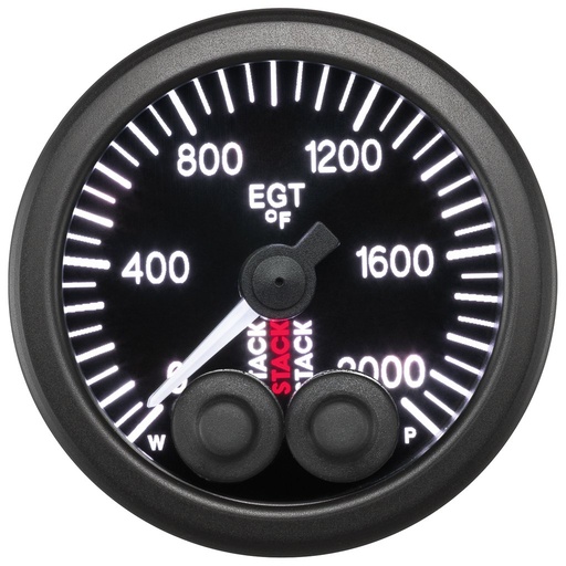 [ATM-ST3514] AutoMeter EXHAUST GAS TEMP, PRO-CONTROL, 52MM, BLK, 0-2000 °F