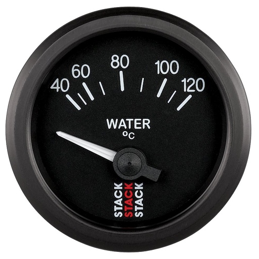 [ATM-ST3207] AutoMeter WATER TEMP, ELECTRIC, 52MM, BLK, 40-120 °C, M10 MALE