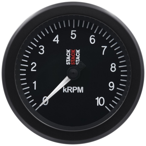 [ATM-ST100-010] AutoMeter TACHOMETER, SPORT, 88MM, BLACK, 0-10K RPM