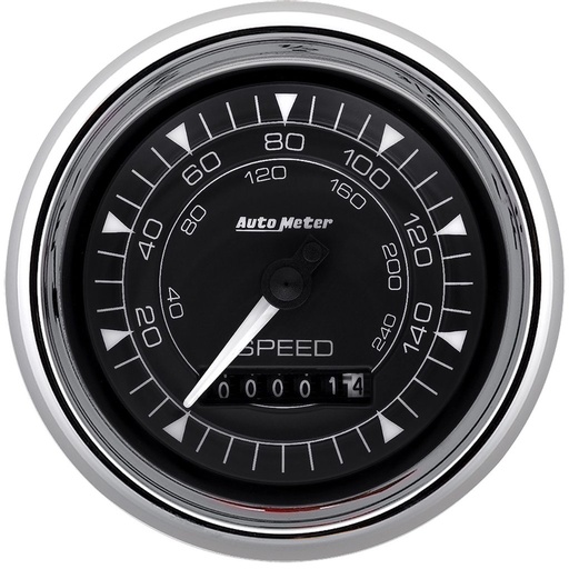 [ATM-9788] AutoMeter 3-3/8" SPEEDOMETER 160MPH ELEC. PROGRAMMABLE CHRONO CHROME