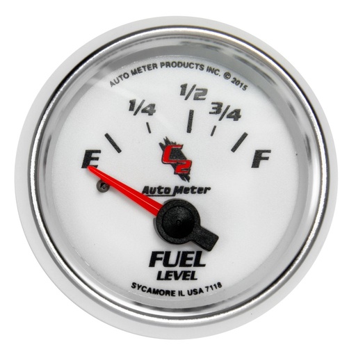 [ATM-7118] AutoMeter 2-1/16" FUEL LEVEL, 16-158 Ω, AIR-CORE, C2