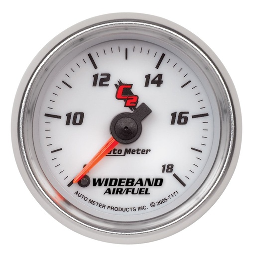 [ATM-7171] AutoMeter 2-1/16" WIDEBAND, AIR/FUEL RATIO, ANALOG, 8:1-18:1 AFR, C2