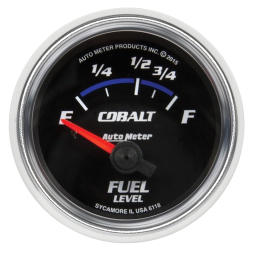 [ATM-6118] AutoMeter 2-1/16" FUEL LEVEL, 16-158 Ω, AIR-CORE, COBALT