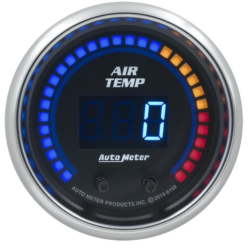 [ATM-6158] AutoMeter 2-1/16" INTAKE AIR TEMP, DUAL CHANNEL, 0-300 °F, COBALT
