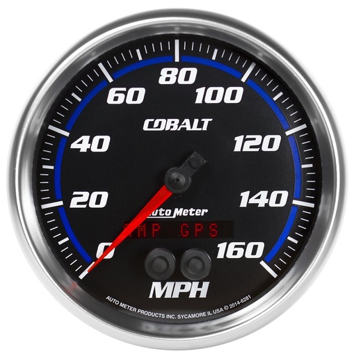 [ATM-6281] AutoMeter 5" GPS SPEEDOMETER, 0-160 MPH, COBALT