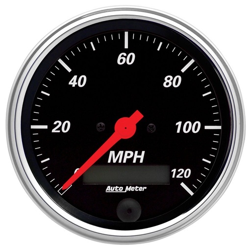 [ATM-1480] AutoMeter 3-3/8" SPEEDOMETER, 0-120 MPH, ELECTRIC, DESIGNER BLACK
