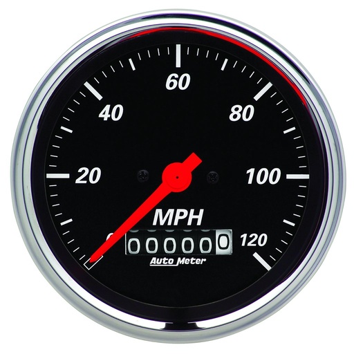 [ATM-1479] AutoMeter 3-3/8" SPEEDOMETER, 0-120 MPH, ELECTRIC, DESIGNER BLACK