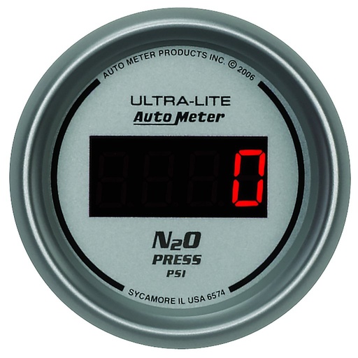[ATM-6574] AutoMeter 2-1/16" NITROUS PRESSURE, 0-1600 PSI, ULTRA-LITE DIGITAL