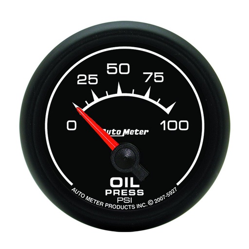 [ATM-5927] AutoMeter 2-1/16" OIL PRESSURE, 0-100 PSI, AIR-CORE, ES