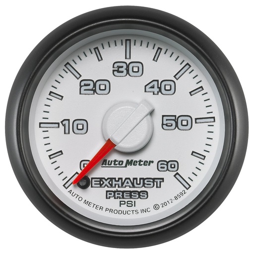 [ATM-8592] AutoMeter 2-1/16" EXHAUST PRESSURE, 0-60 PSI, STEPPER MOTOR, GEN 3 DODGE FACTORY MATCH