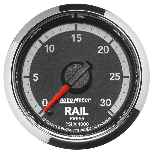 [ATM-8594] AutoMeter 2-1/16" FUEL RAIL PRESSURE, 0-30K PSI, STEPPER MOTOR, GEN 4 DODGE FACTORY MATCH