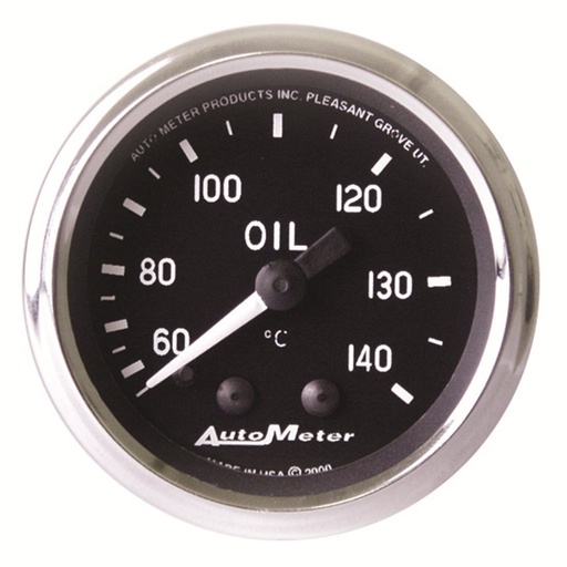 [ATM-201008] AutoMeter 2-1/16" OIL TEMPERATURE, 60-140 °C, 8 FT., MECHANICAL,, 8 FT., MECHANICAL, COBRA