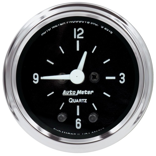 [ATM-201019] AutoMeter 2-1/16" CLOCK, 12 HOUR, COBRA