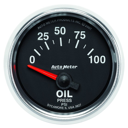 [ATM-3827] AutoMeter 2-1/16" OIL PRESSURE, 0-100 PSI, AIR-CORE, GS