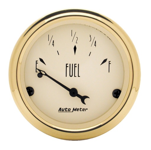 [ATM-1504] AutoMeter 2-1/16" FUEL LEVEL, 0-90 Ω, AIR-CORE, GM, GOLDEN OLDIES