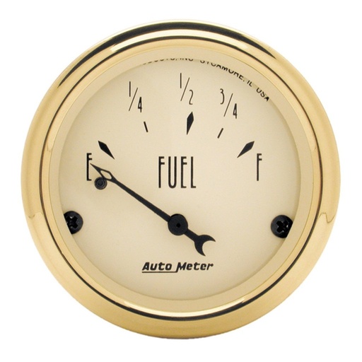[ATM-1505] AutoMeter 2-1/16" FUEL LEVEL, 73-10 Ω, AIR-CORE, GOLDEN OLDIES