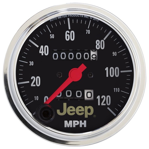[ATM-880245] AutoMeter 3-3/8" SPEEDOMETER, 0-120 MPH, MECHANICAL, JEEP