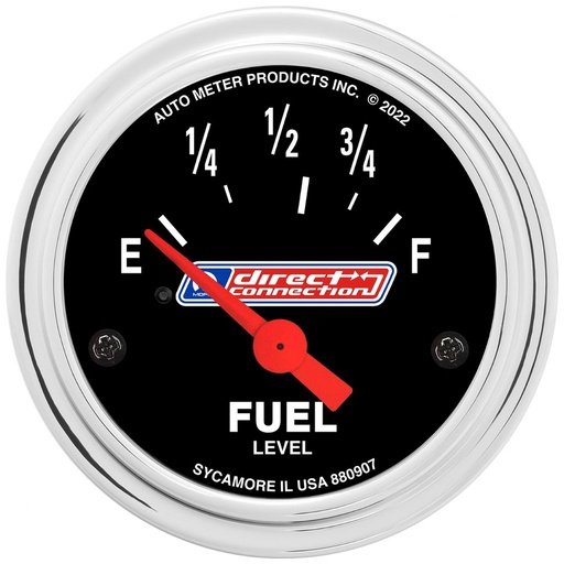 [ATM-880907] AutoMeter 2" FUEL LEVEL, 73 E/8-12 F, MOPAR DIRECT CONNECTION