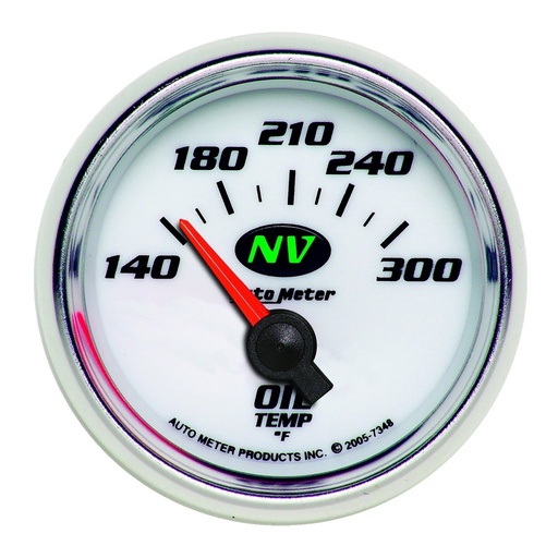 [ATM-7348] AutoMeter 2-1/16" OIL TEMPERATURE, 140-300 °F, AIR-CORE, NV