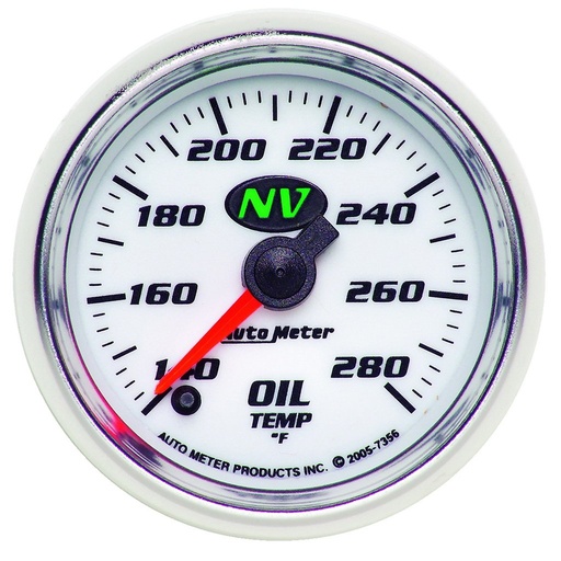 [ATM-7356] AutoMeter 2-1/16" OIL TEMPERATURE, 140-280 °F, STEPPER MOTOR, NV