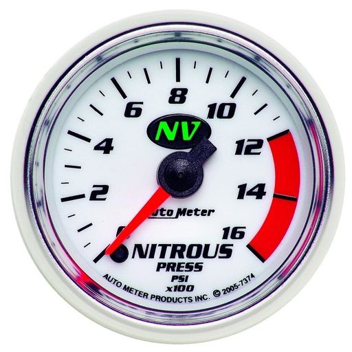 [ATM-7374] AutoMeter 2-1/16" NITROUS PRESSURE, 0-1600 PSI, STEPPER MOTOR, NV