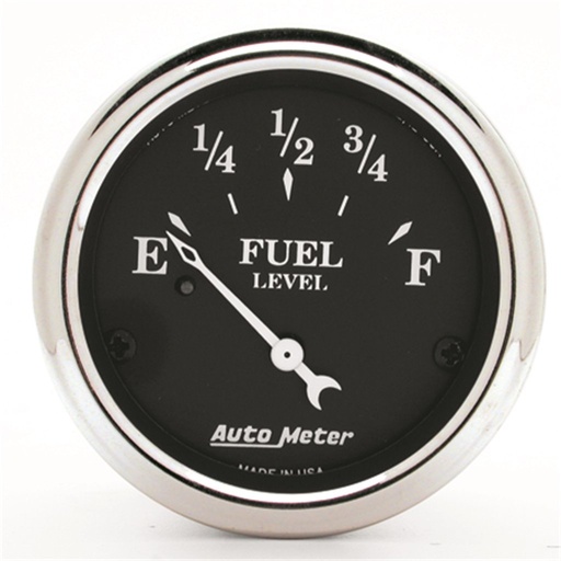 [ATM-1715] AutoMeter 2-1/16" FUEL LEVEL, 0-90 Ω, AIR-CORE, OLD TYME BLACK