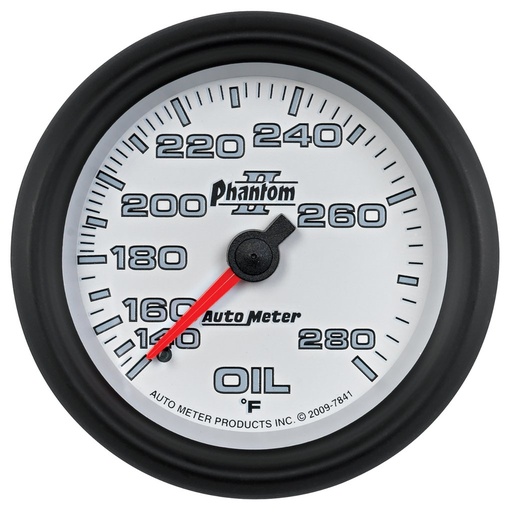 [ATM-7841] AutoMeter 2-5/8" OIL TEMPERATURE, 140-280 °F, 6 FT., MECHANICAL, PHANTOM II