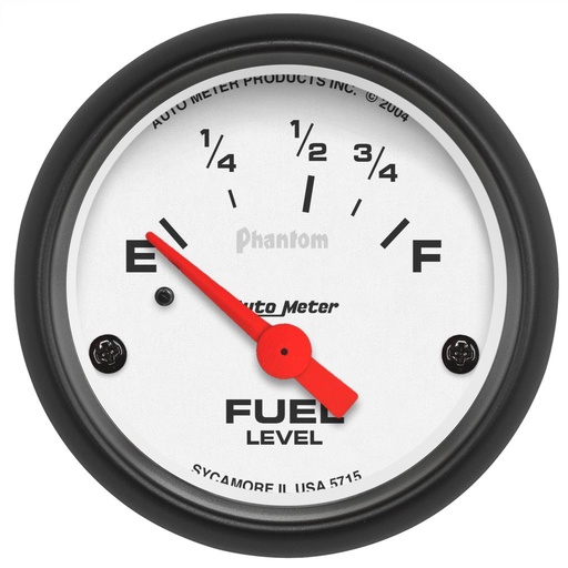 [ATM-5715] AutoMeter 2-1/16" FUEL LEVEL, 73-10 Ω, AIR-CORE, PHANTOM