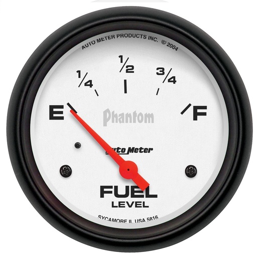[ATM-5816] AutoMeter 2-5/8" FUEL LEVEL, 240-33 Ω, AIR-CORE, SSE, PHANTOM