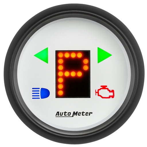 [ATM-5759] AutoMeter 2-1/16" PRNDL, P,R,N,D,L,OD,O,5,4,3,2,1, PHANTOM