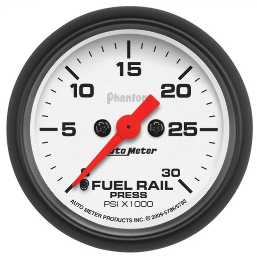 [ATM-5786] AutoMeter 2-1/16" FUEL RAIL PRESSURE, 0-30K PSI, STEPPER MOTOR, PHANTOM