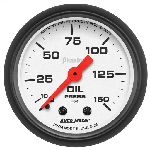 [ATM-5723] AutoMeter 2-1/16" OIL PRESSURE, 0-150 PSI, MECHANICAL, PHANTOM