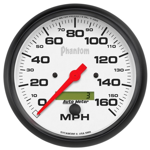 [ATM-5889] AutoMeter 5" SPEEDOMETER, 0-160 MPH, ELECTRIC, PHANTOM