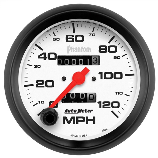 [ATM-5892] AutoMeter 3-3/8" SPEEDOMETER, 0-120 MPH, MECHANICAL, PHANTOM